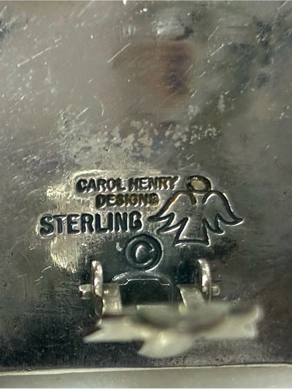 Carol Henry Designs Sterling Angel Earrings